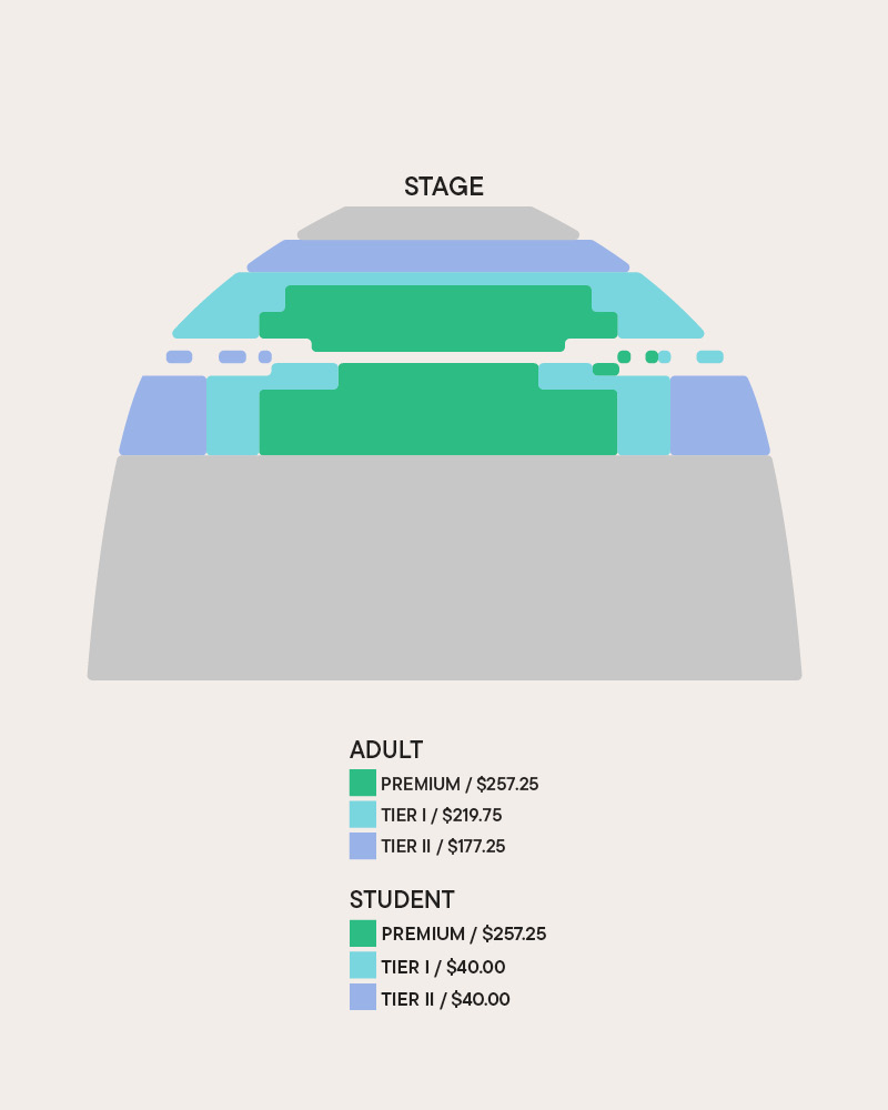 Midland Symphony Orchestra Seating Map